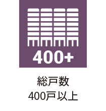 総戸数400戸以上